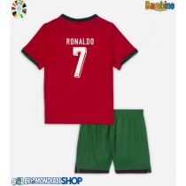 Maglie da calcio Portogallo Cristiano Ronaldo #7 Prima Maglia Bambino Europei 2024 Manica Corta (+ Pantaloni corti)